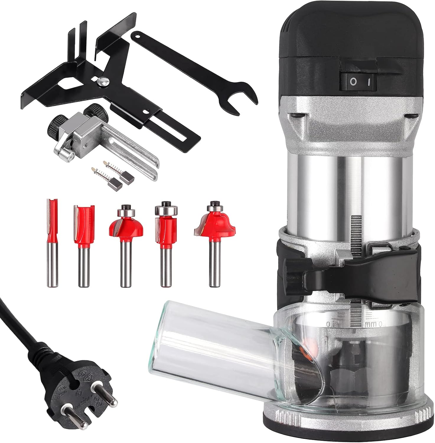 Proster Oberfräse Professional Kantenfräse 6.5-Amp 1.25 HP Oberfräsen ...